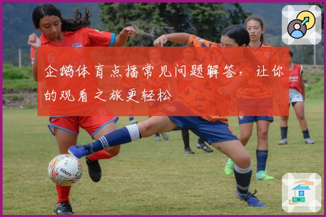 企鹅体育点播常见问题解答，让你的观看之旅更轻松